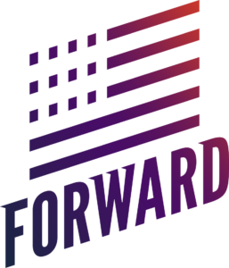 Forward Party logo, used in Scott Lau City Council Endorsement